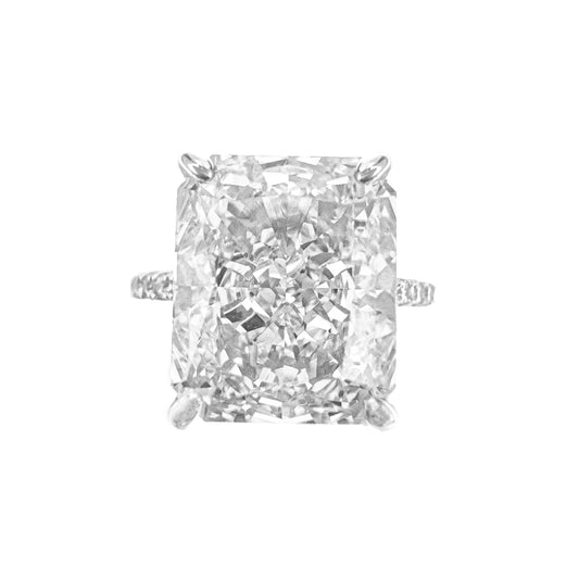 Ice Cut Taşlı Kare Kesim Yüzük