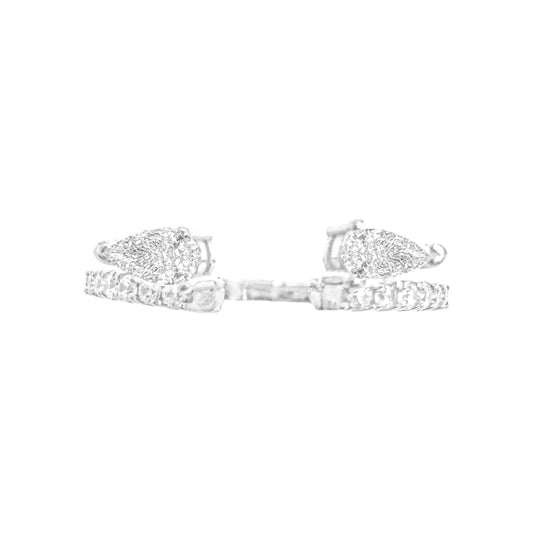 Damla Taşlı Stacking Yüzük