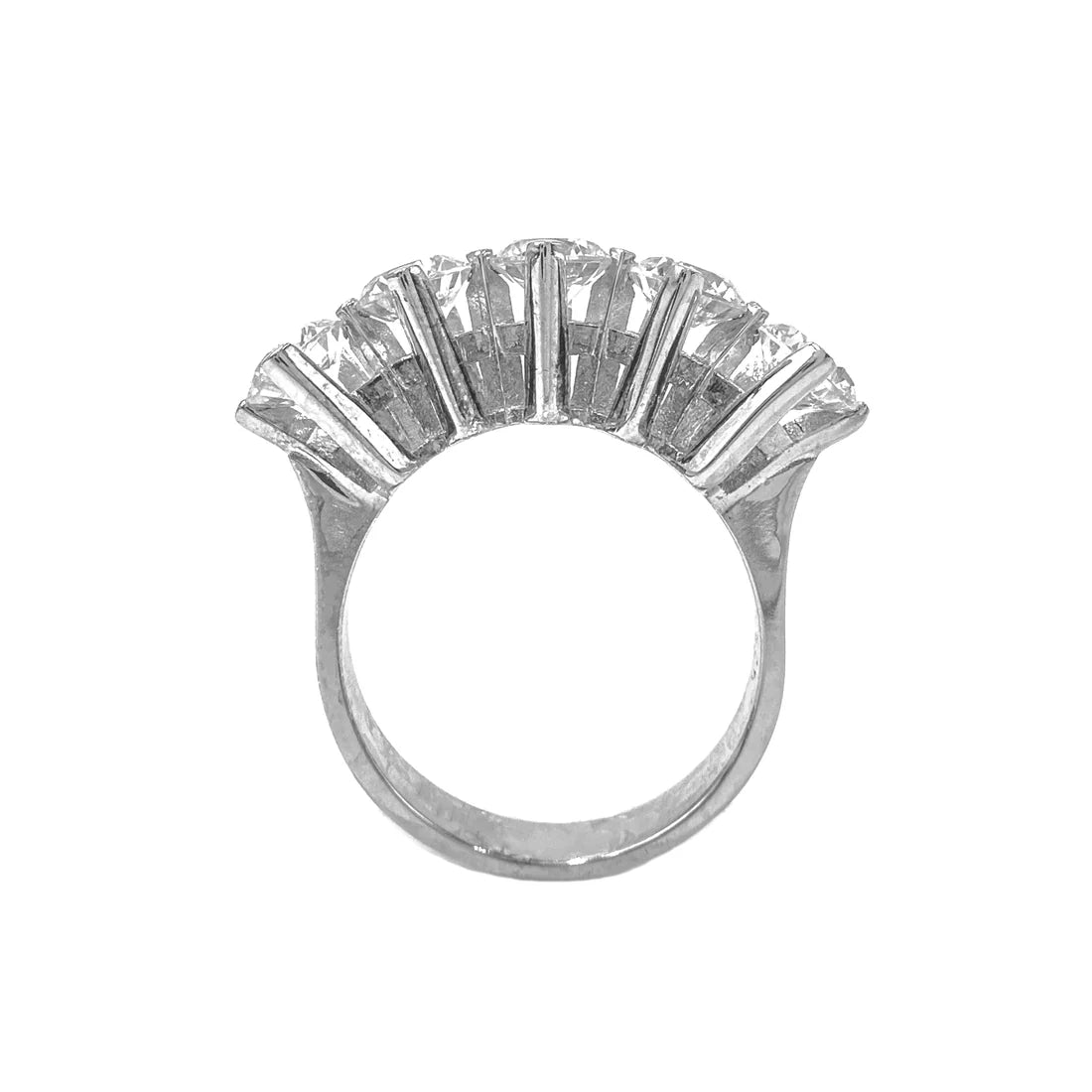 Üç Karat Mozanit Beştaş Yüzük