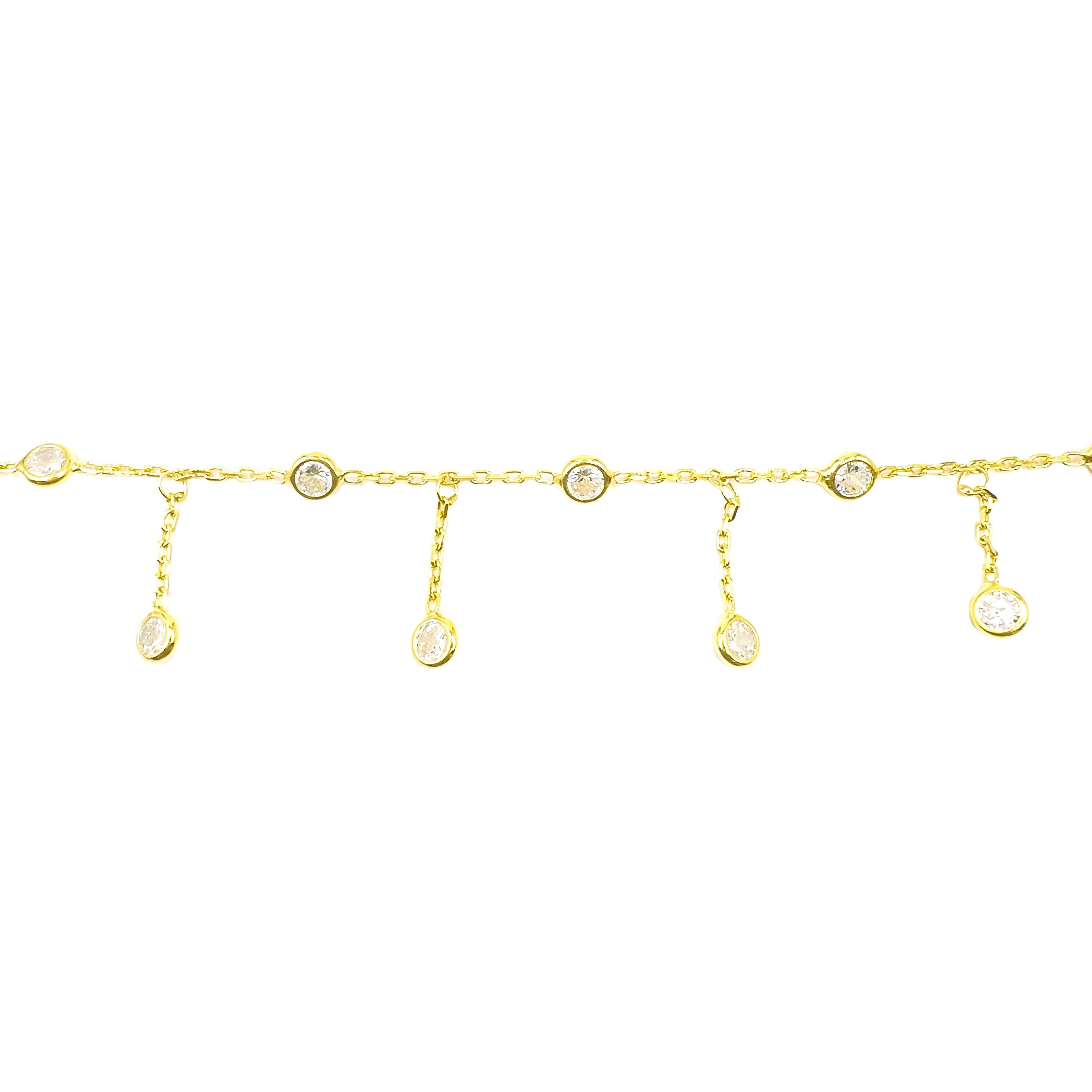 Sallantılı Taşlı Halhal