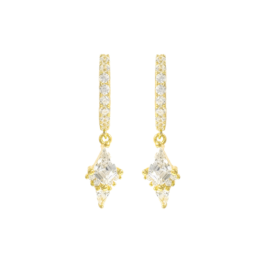 Markiz Taşlı Küpe