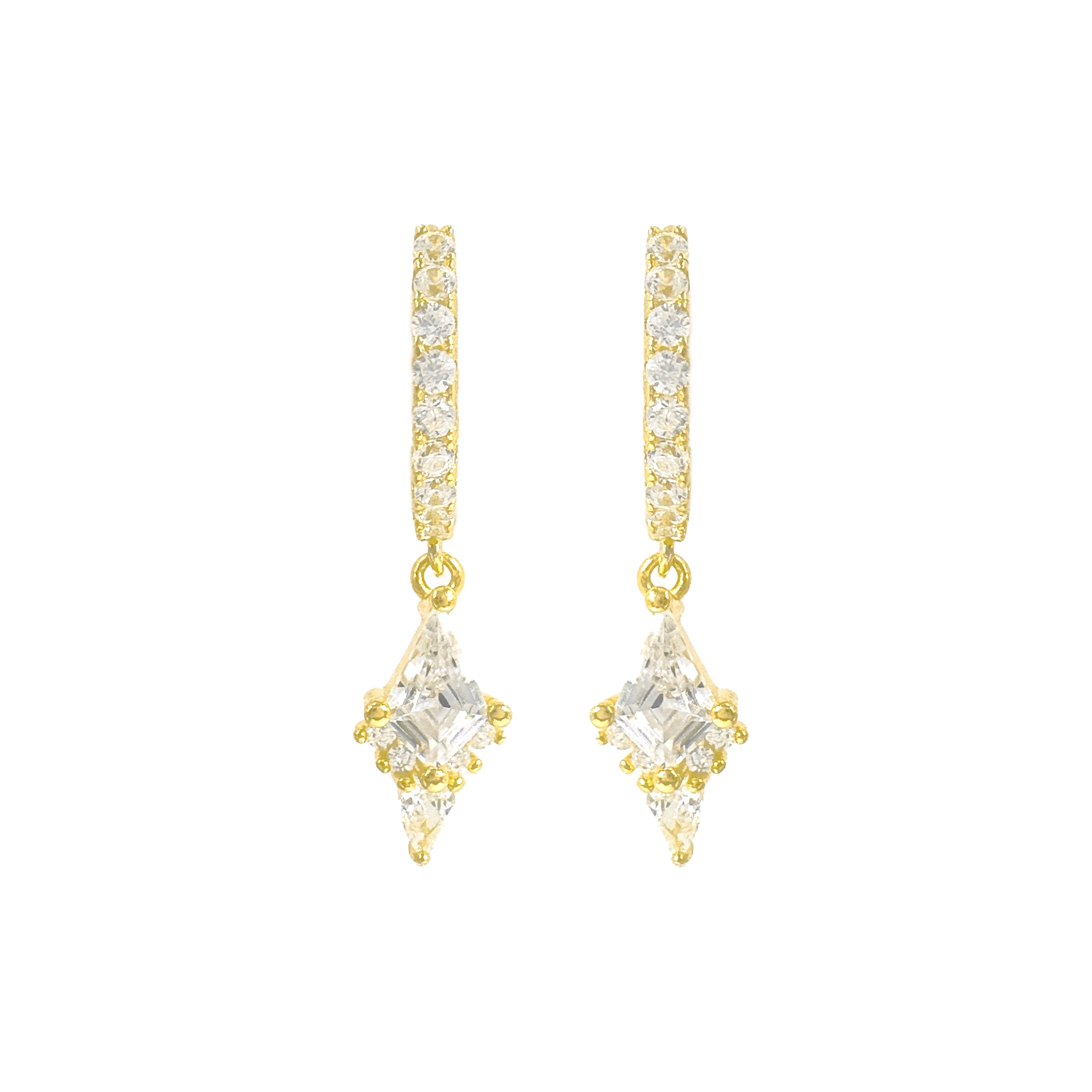 Markiz Taşlı Küpe