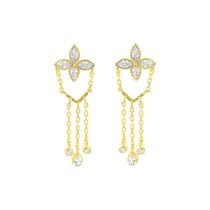 Markiz Design Trio Sallantılı Küpe