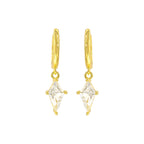 Markiz Taş Detay Halka Küpe