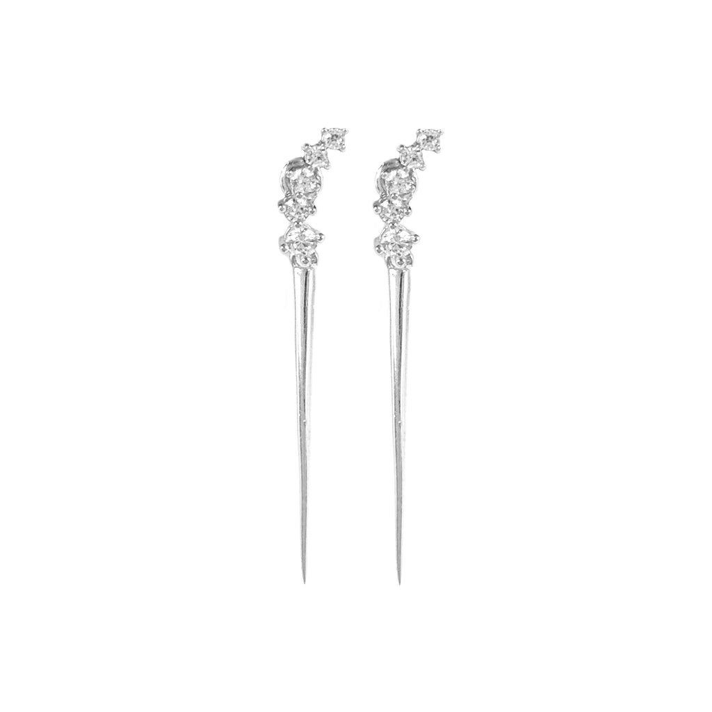 Stone Bar Earrings