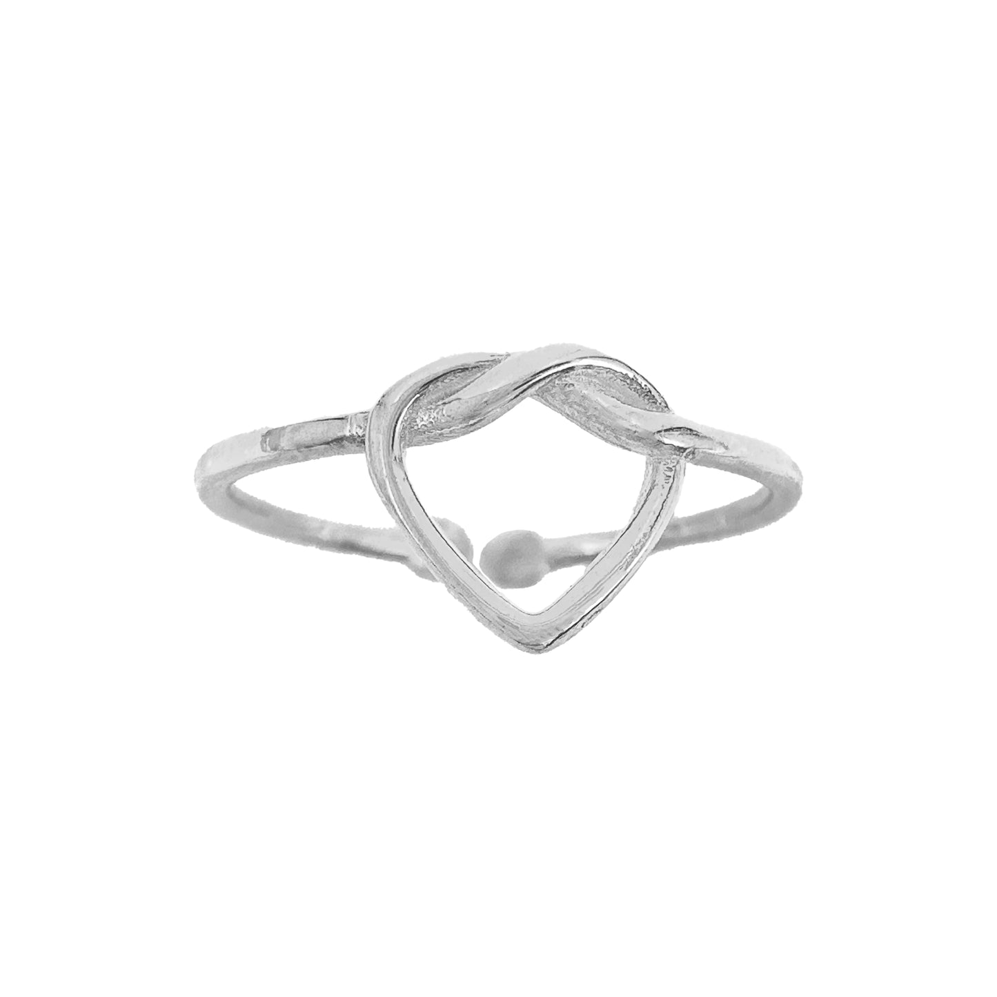 Knot Heart Model Ring