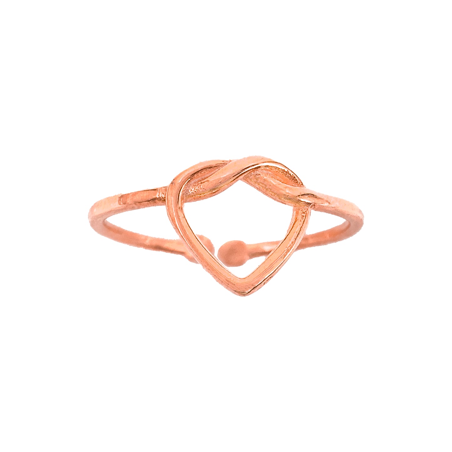 Knot Heart Model Ring