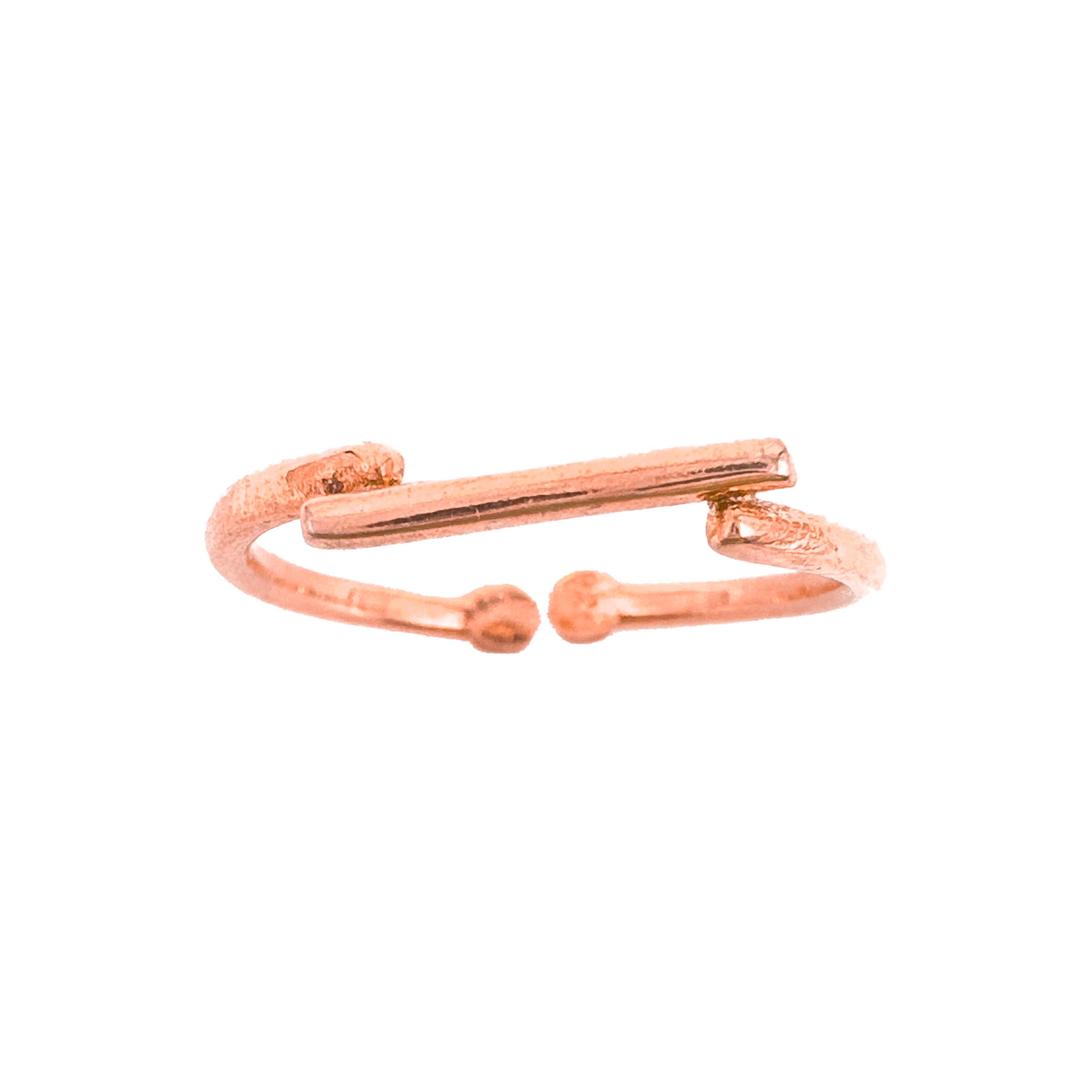 Ring mit Quersteg-Detail