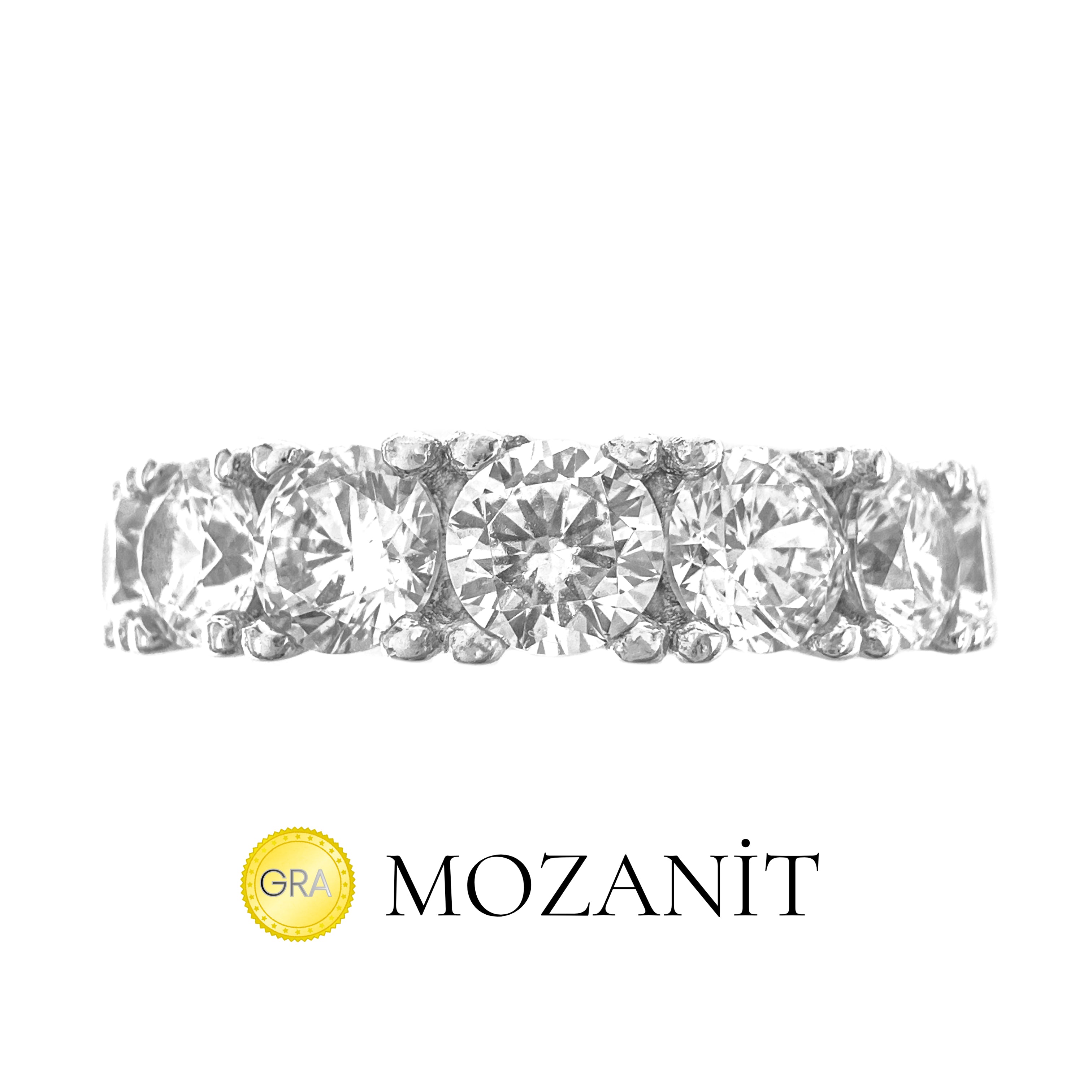 Büyük Boy Mozanit Tamtur Yüzük