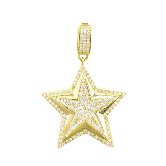 Small Size Stone Star Pendant / Charm