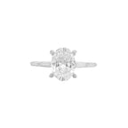 Bir Karat Mozanit Oval Yüzük