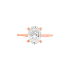 Bir Karat Mozanit Oval Yüzük