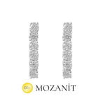 4 mm Mozanit Suyolu Küpe