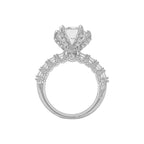 14K Tasarım Mozanit Tektaş Yüzük