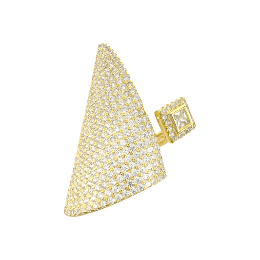 Triangle Stone Ring