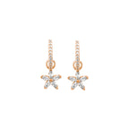 Blumen-Marquise-Stein-Creolen