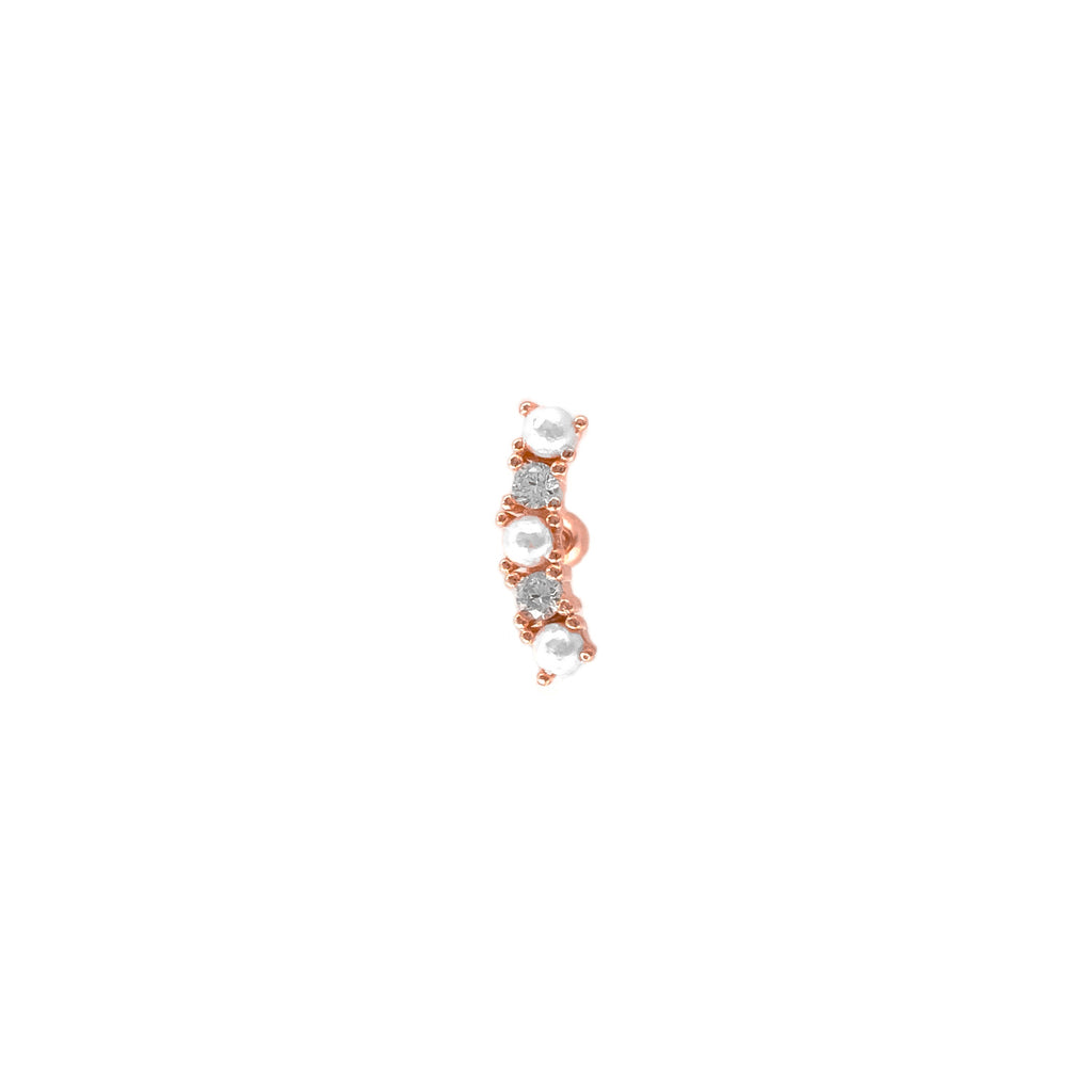 Stone Pearl Design Piercing