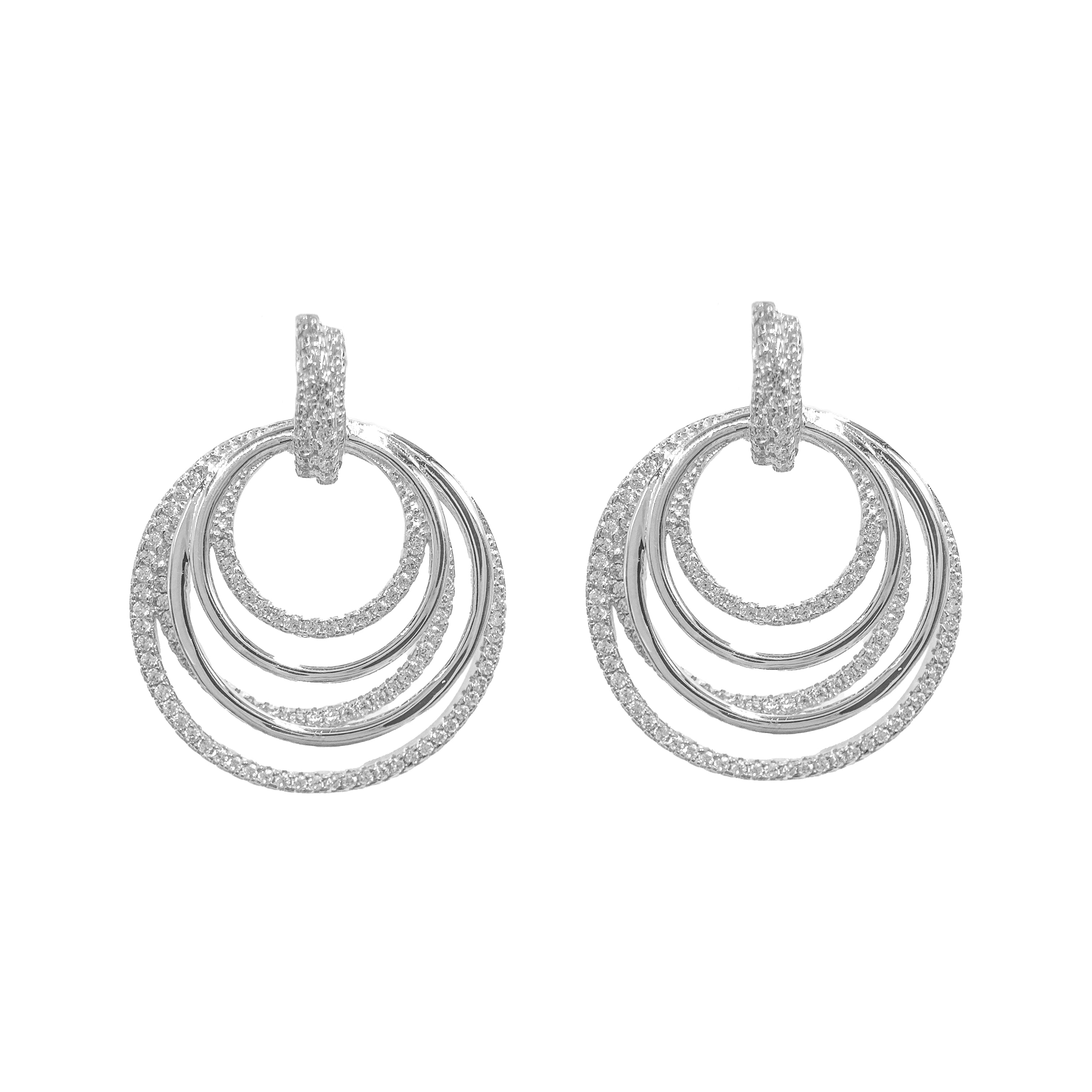 Runde Reihenohrringe