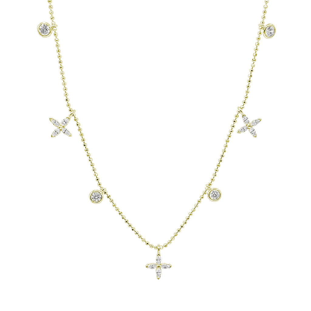 Markiz Taşlı Kolye