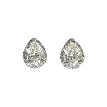 Pin Moissanite Earrings