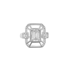 Baguette-Stein-Vintage-Ring