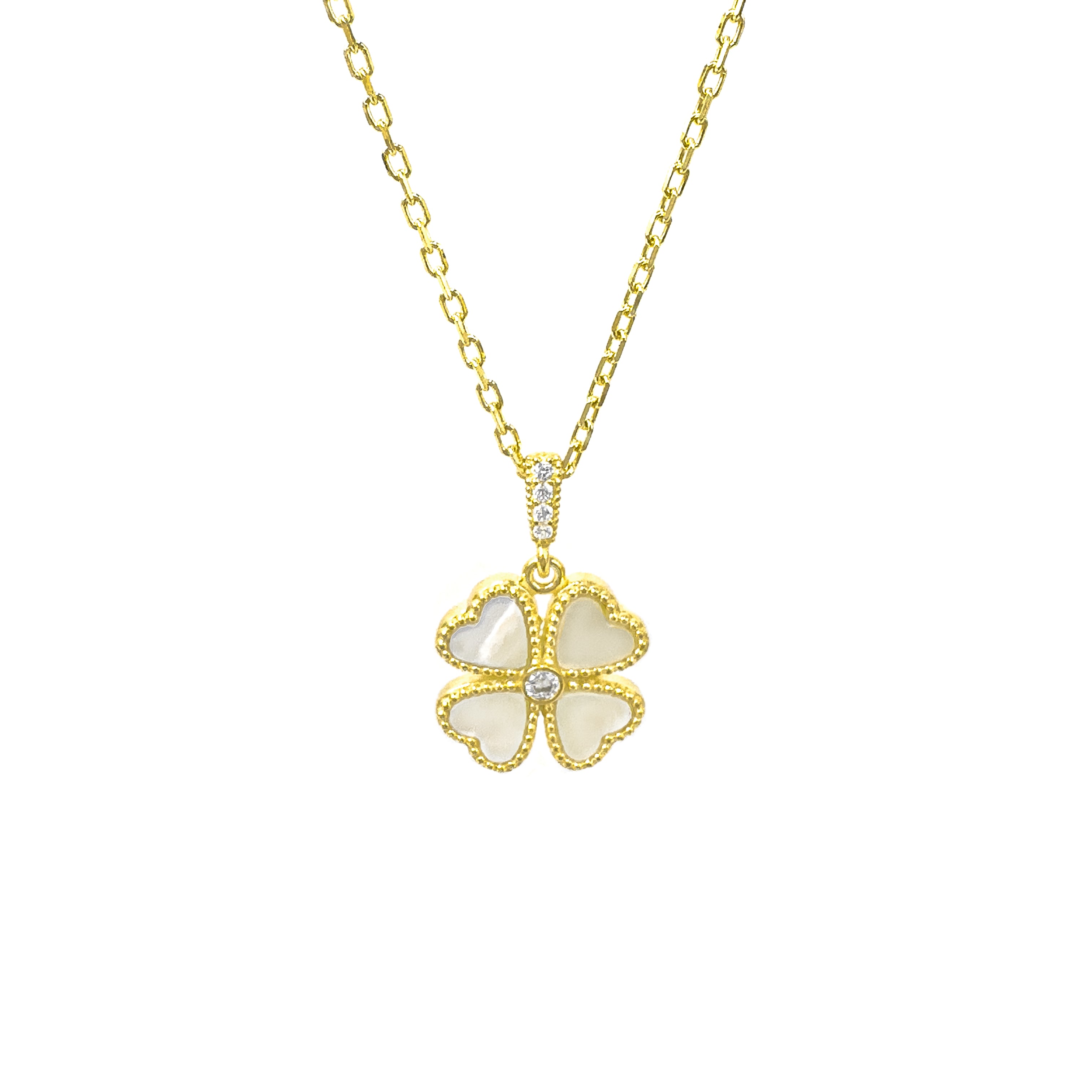 Clover-Modell-Halskette