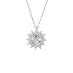 Lazer Kesim Güneş Kolye