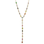 Karışık Renkli Taşlı Y Kolye