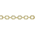 Designer Gemstone Paper Clip Bracelet