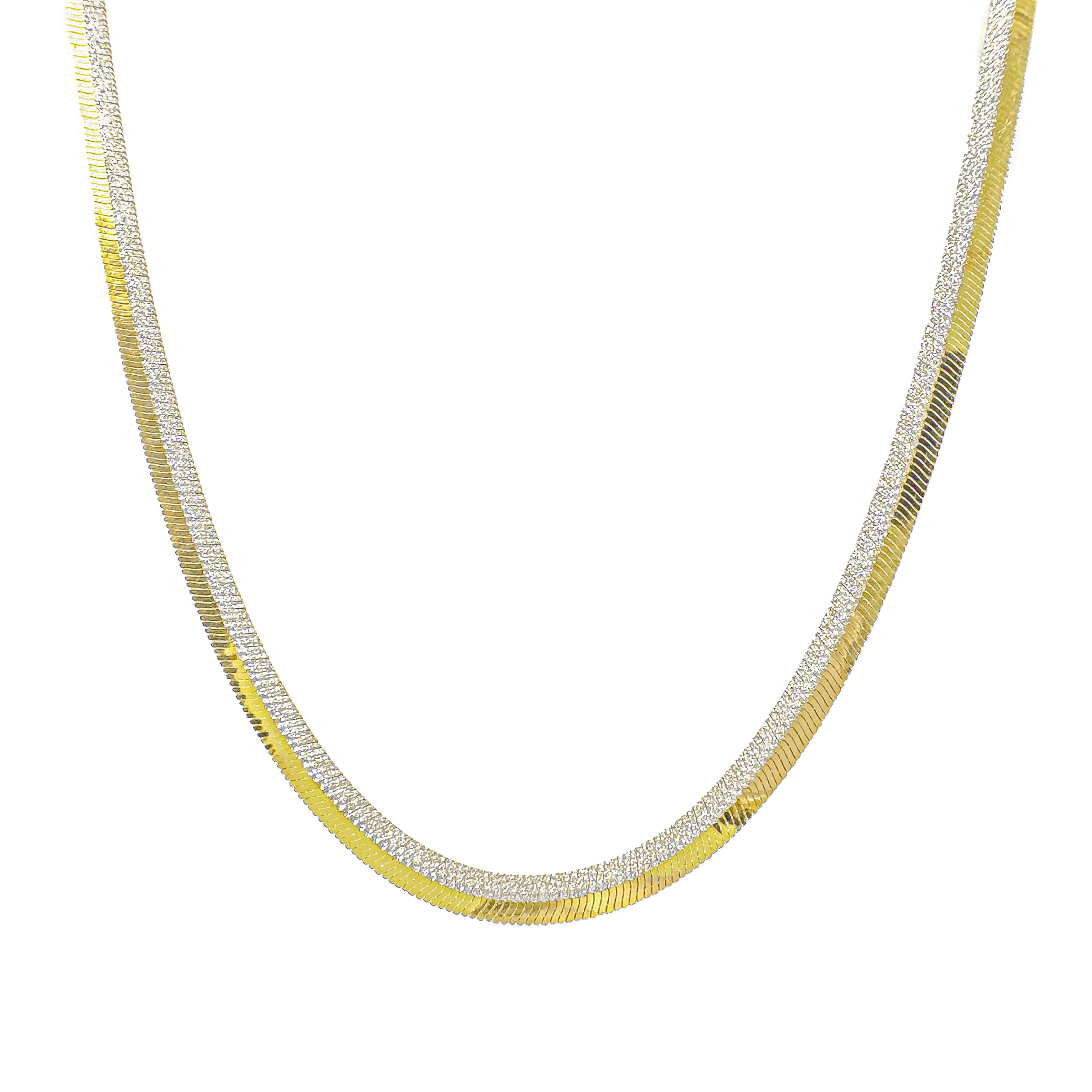 İki Renk İtalyan Yassı Zincir