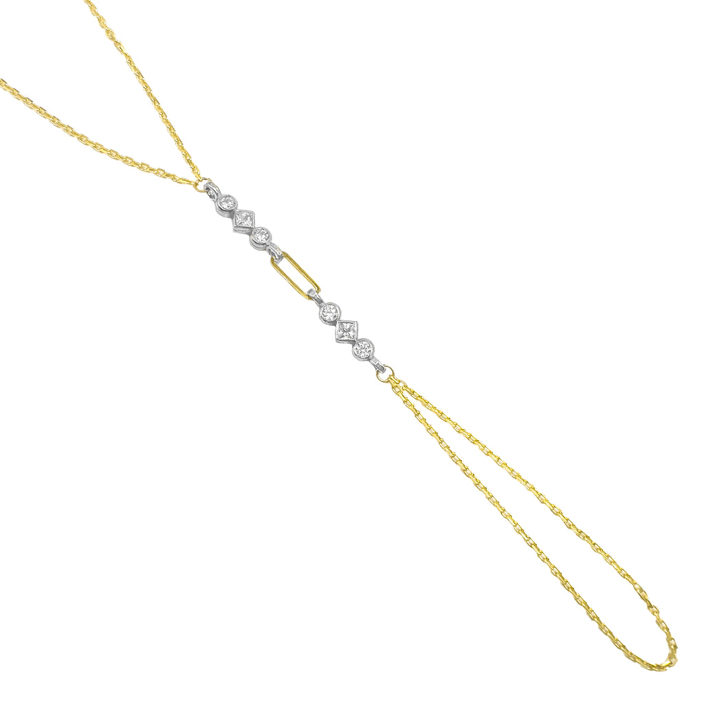 Üç Sıra Taşlı İki Renkli Şahmeran