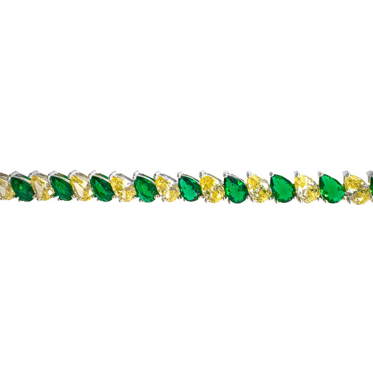 Green-Yellow Transitional Waterway Bracelet