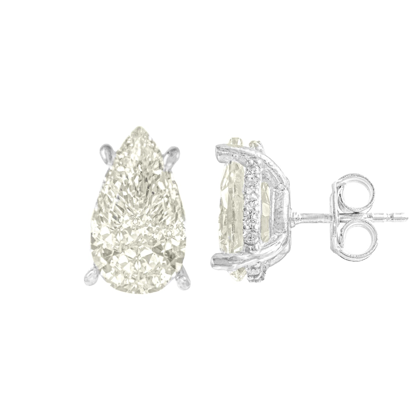 Taşlı Montür G-Color Damla Küpe