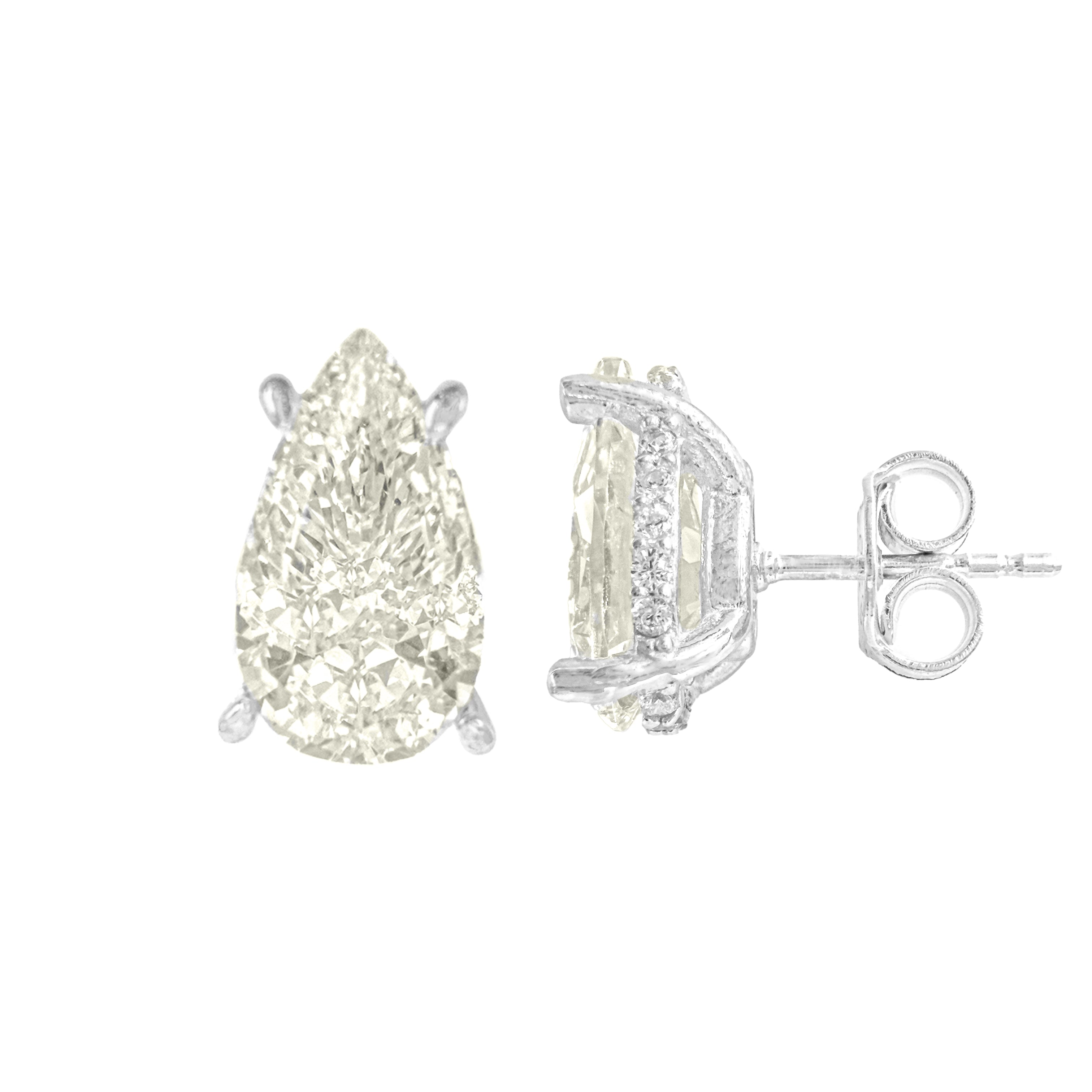 Taşlı Montür G-Color Damla Küpe