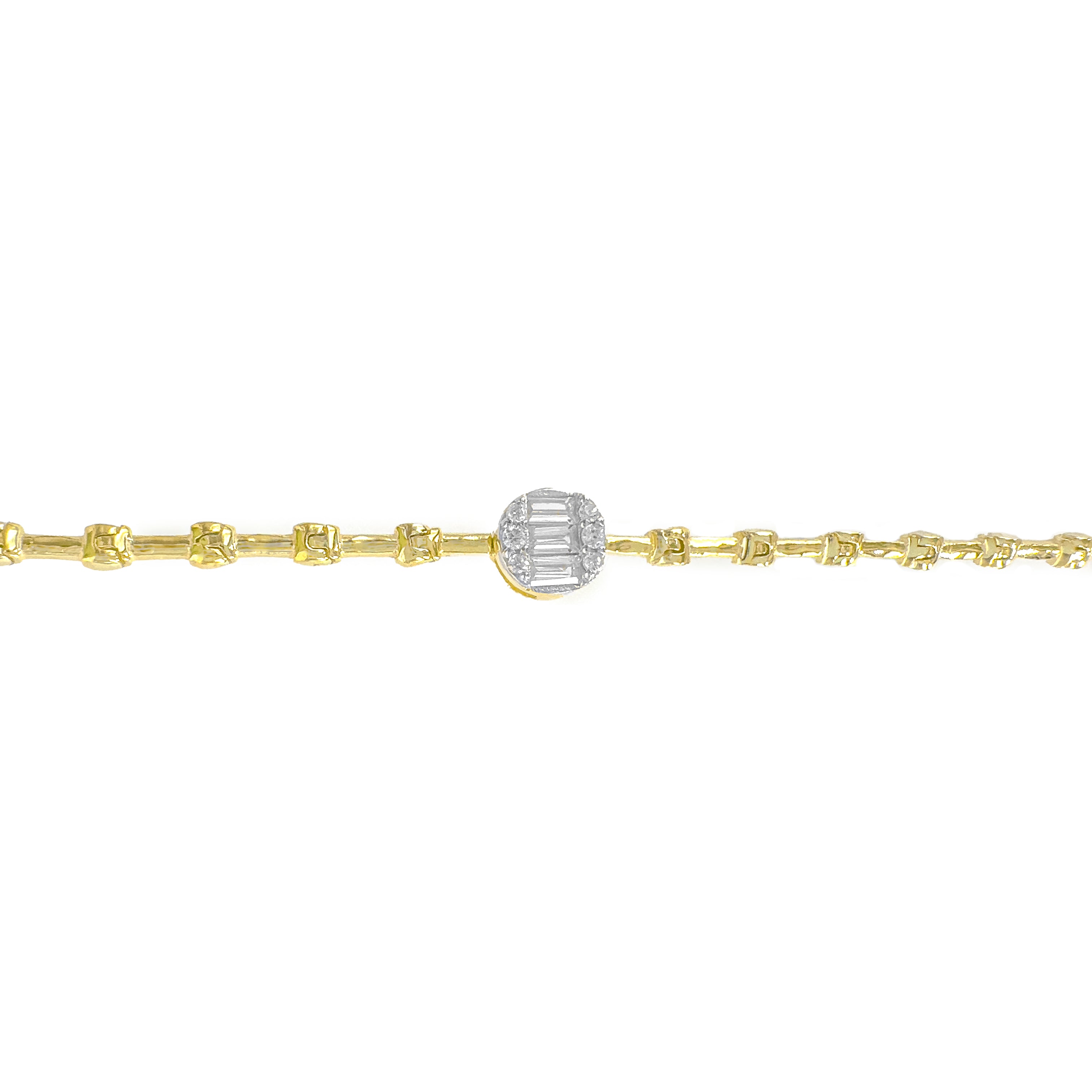 Armband mit Baguette-Steindetails