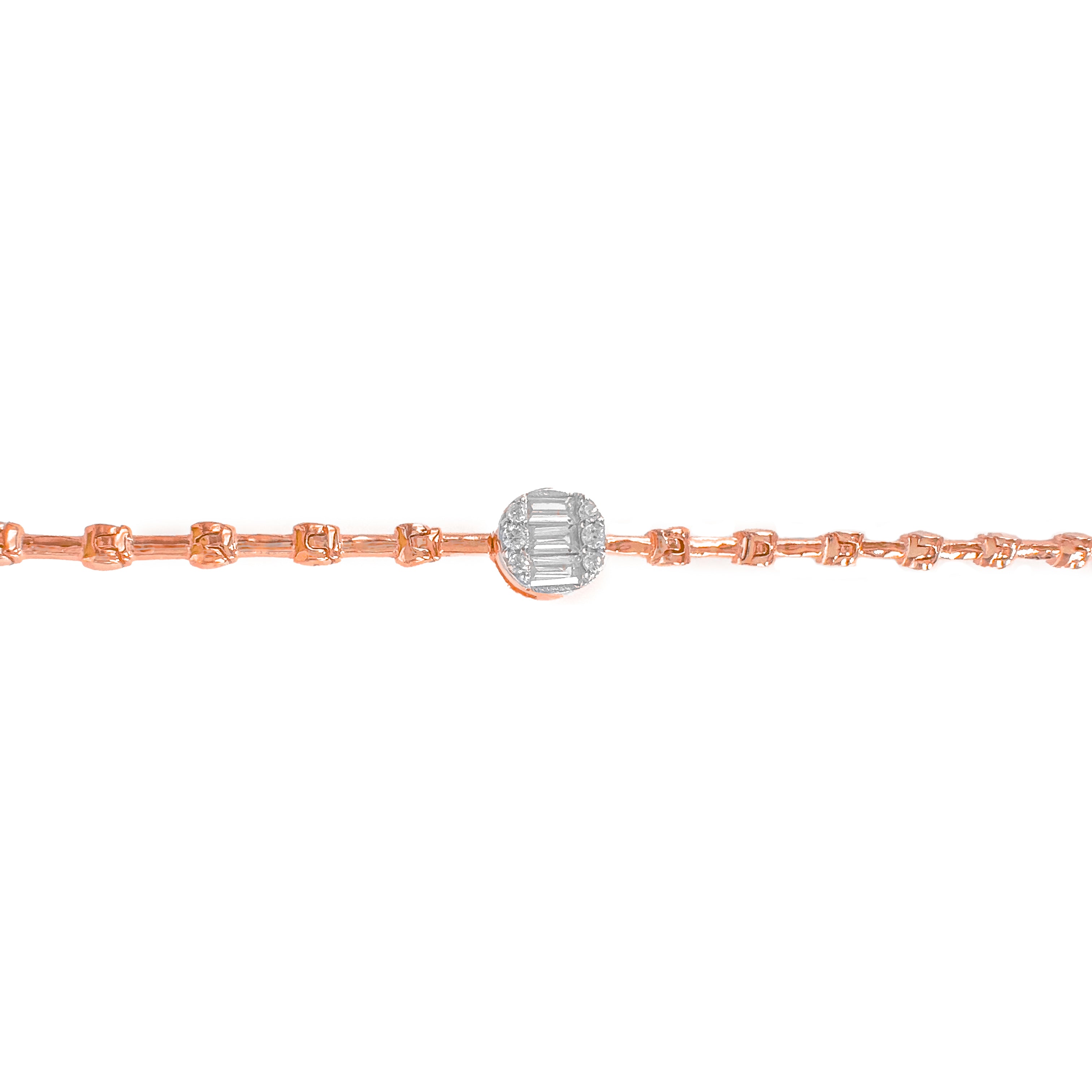 Armband mit Baguette-Steindetails