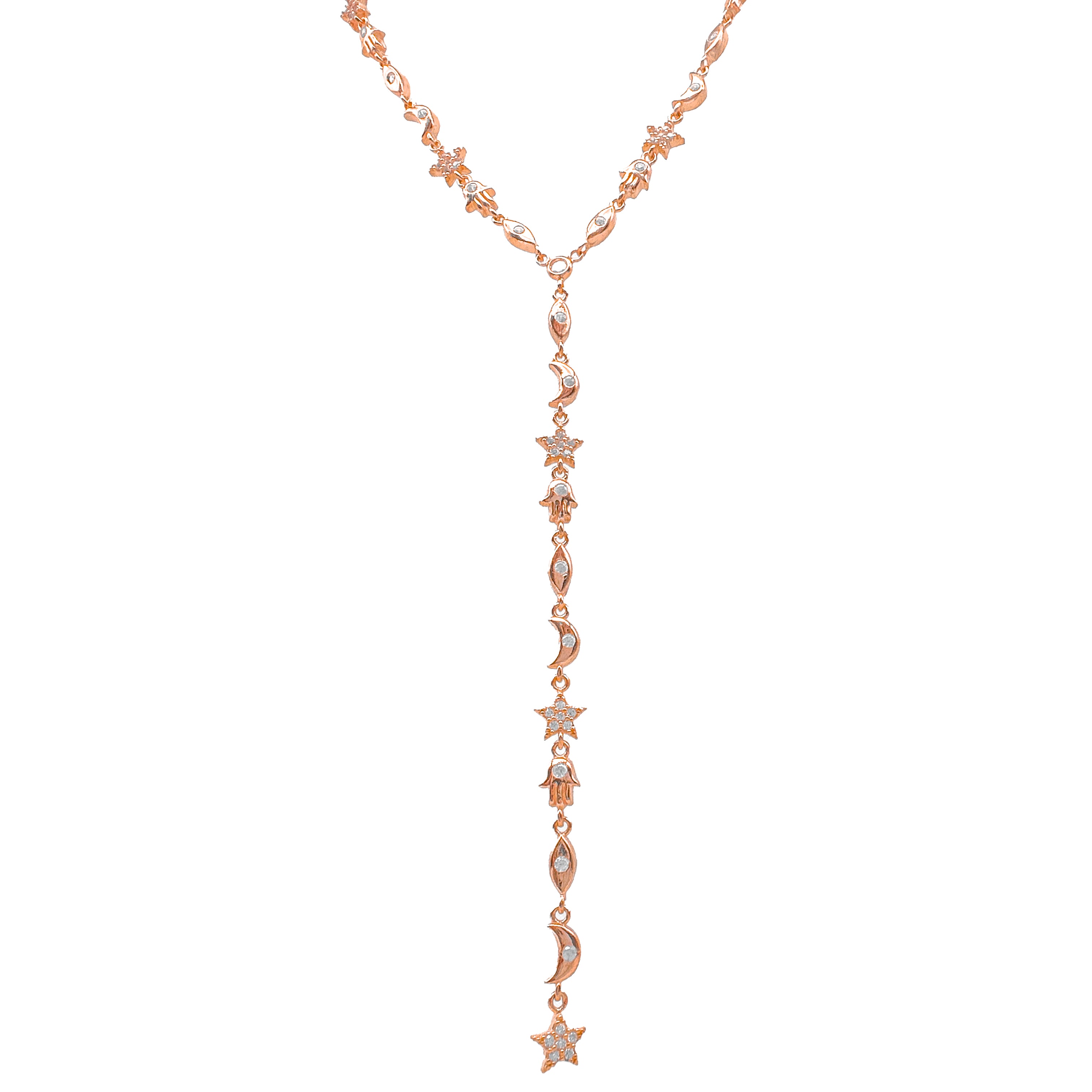 Bella Figürlü Sıralı Y Kolye