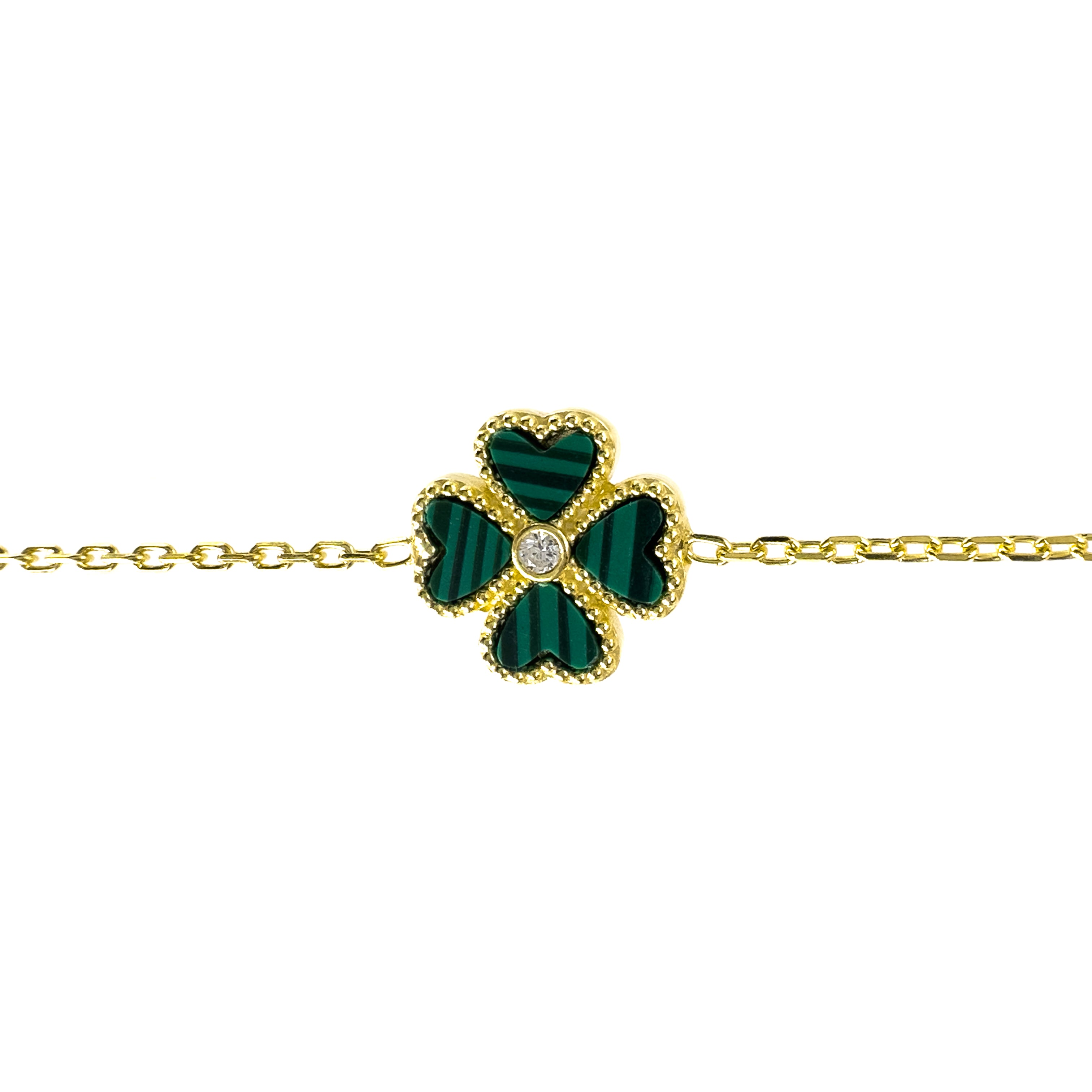 Armband Modell Grünes Kleeblatt