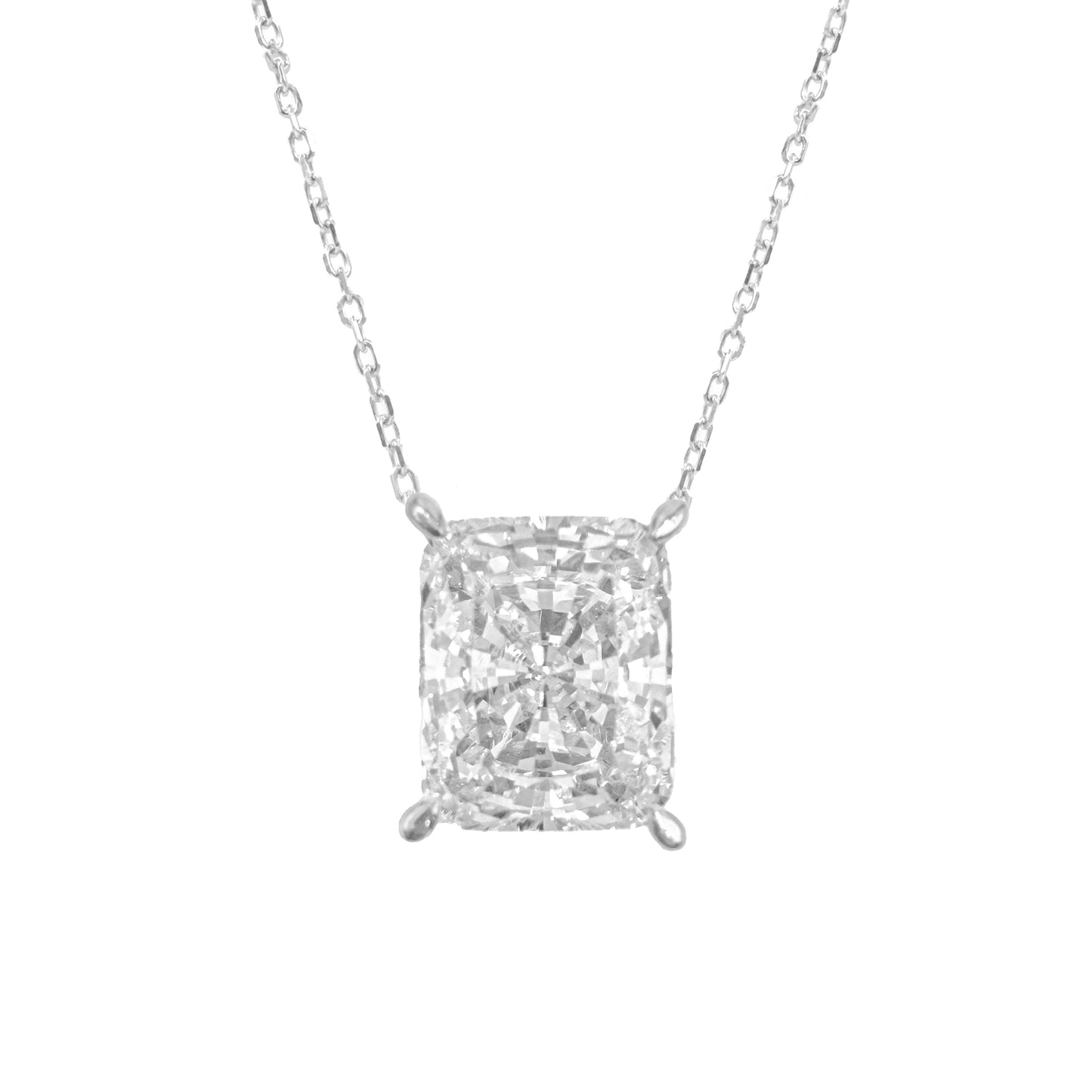 Taşlı Montür Radiant Mozanit Kolye