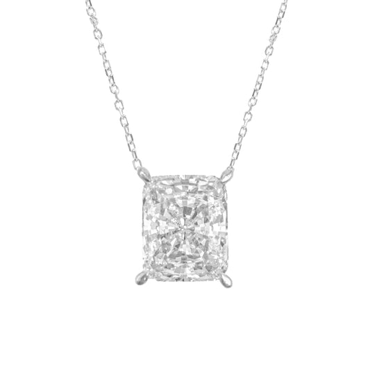 Taşlı Montür Radiant Mozanit Kolye