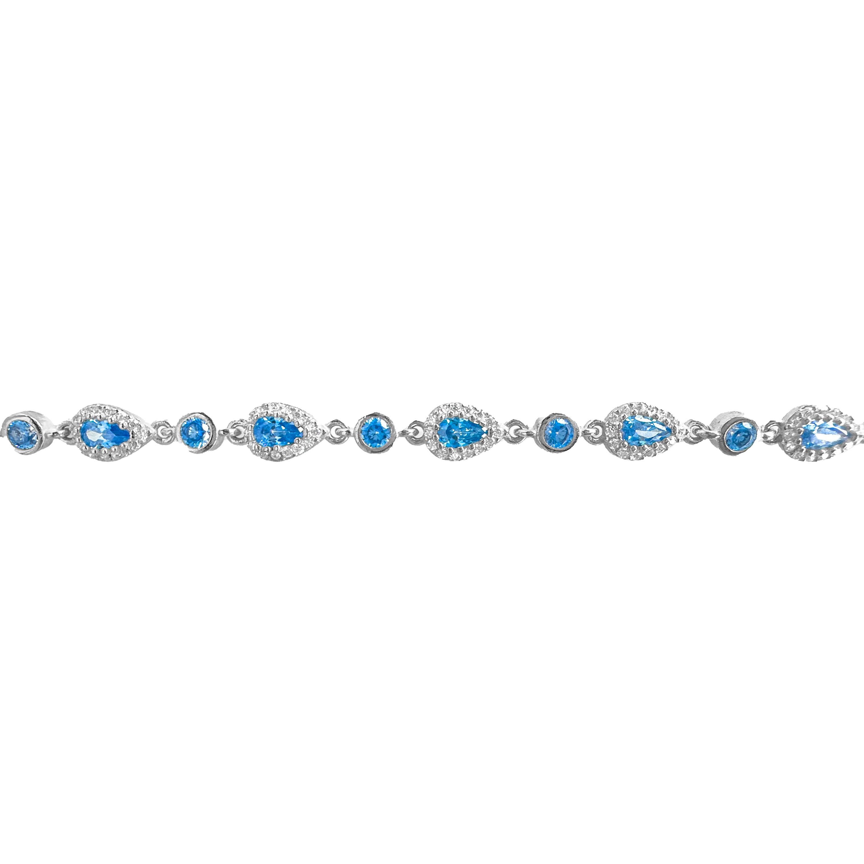 Damla Model Renkli Taşlı Bileklik