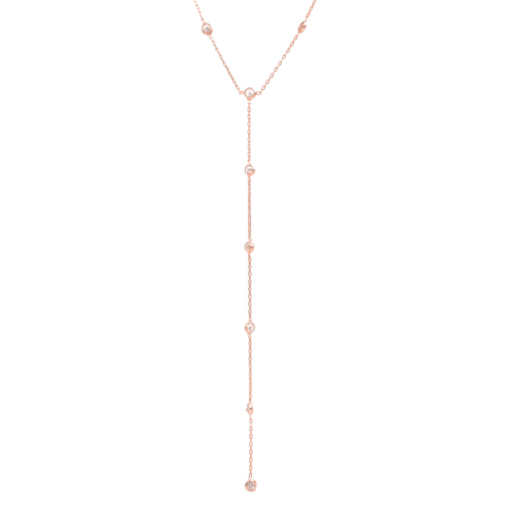 Designer Taşlı Y Kolye