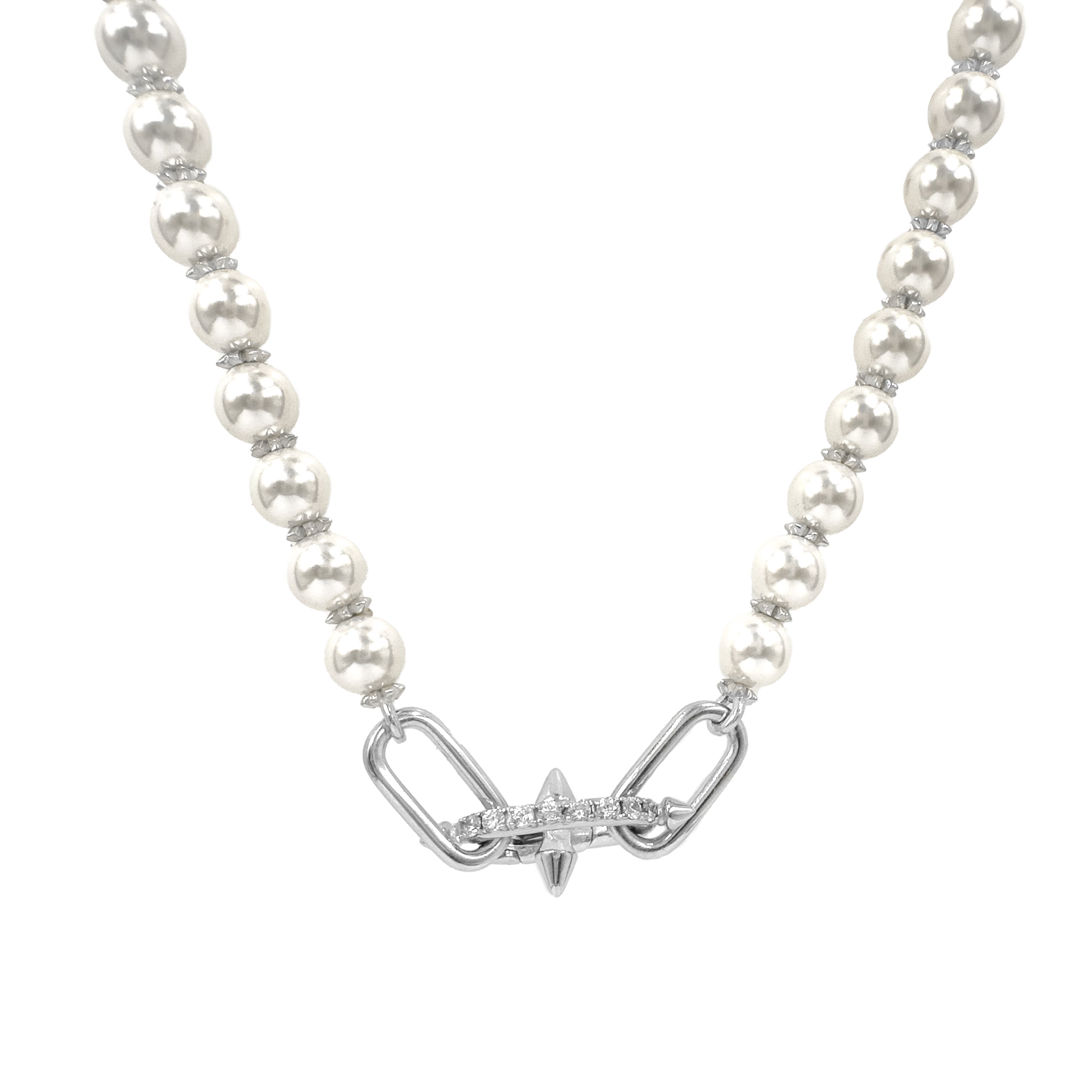 Taşlı Tif İnci Kolye