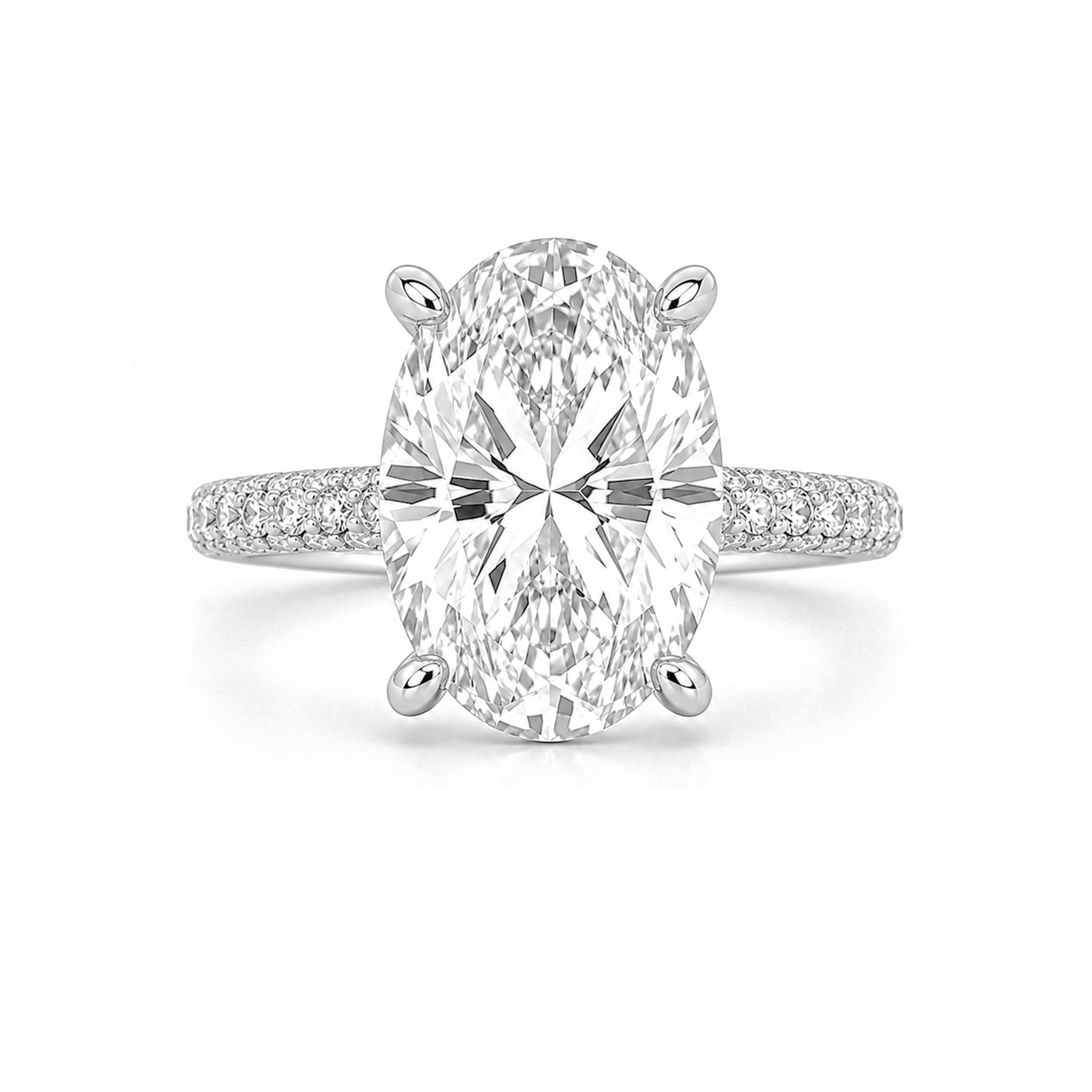Oval-Pavé-Ring