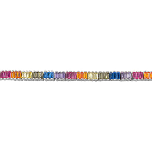 Colorful Baguette Waterway Bracelet