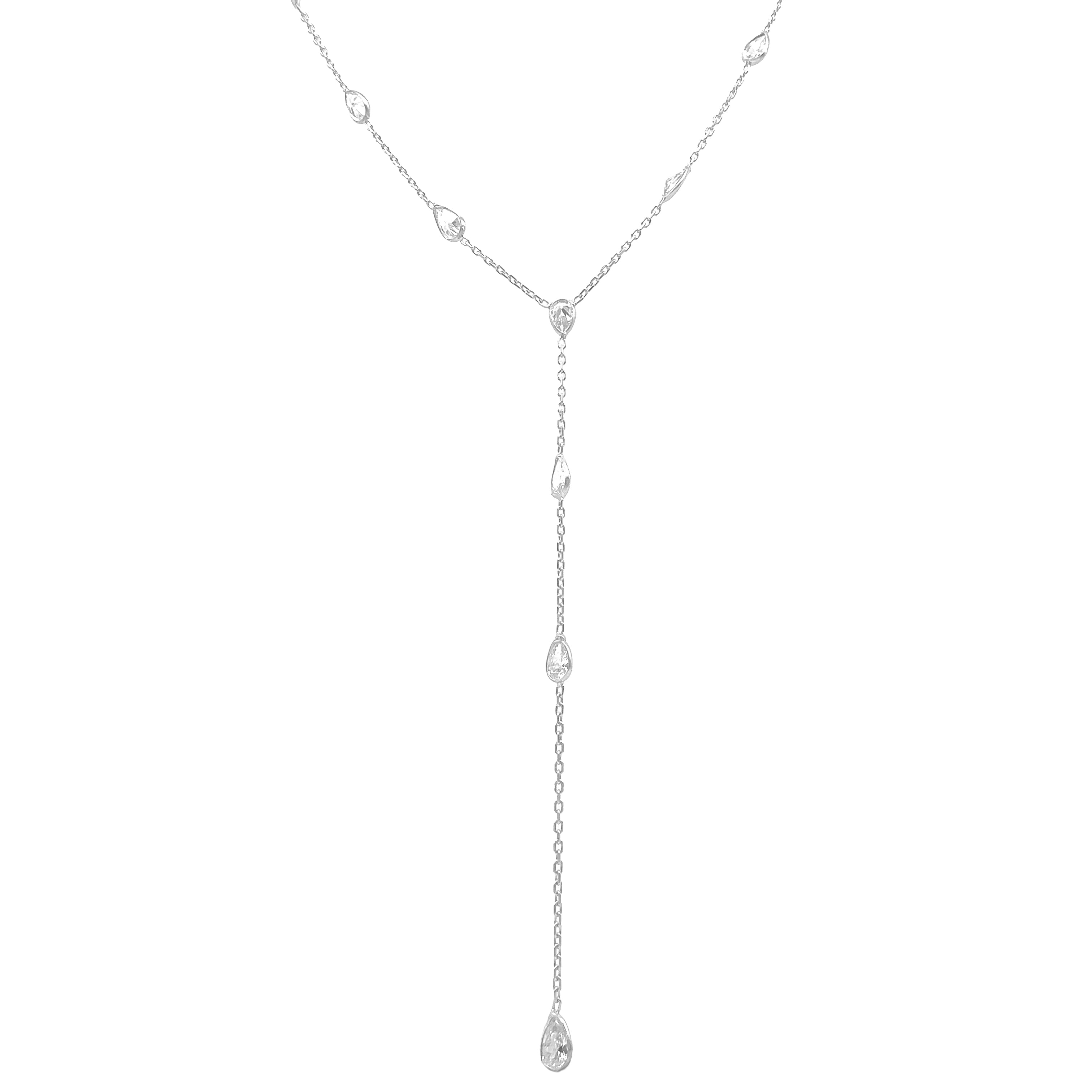 Damla Taşlı Y kolye