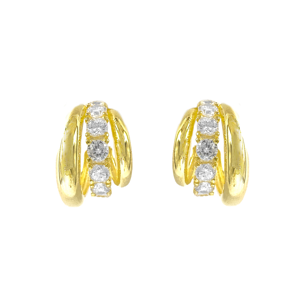 Bella Twist Taşlı Küpe