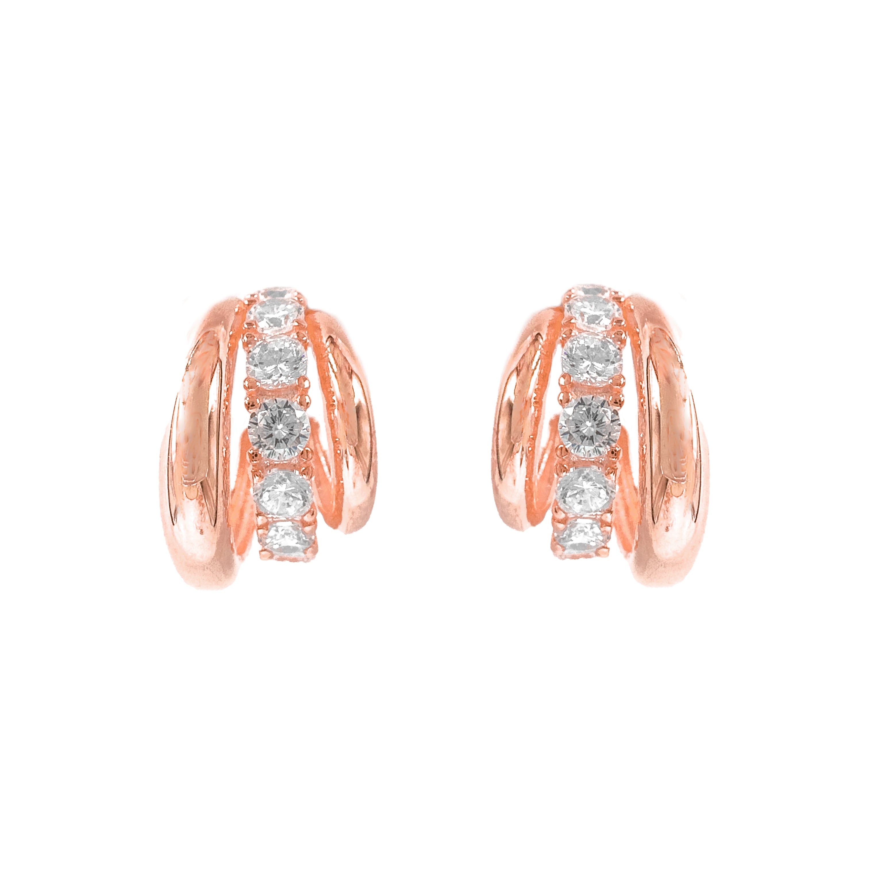 Bella Twist Taşlı Küpe