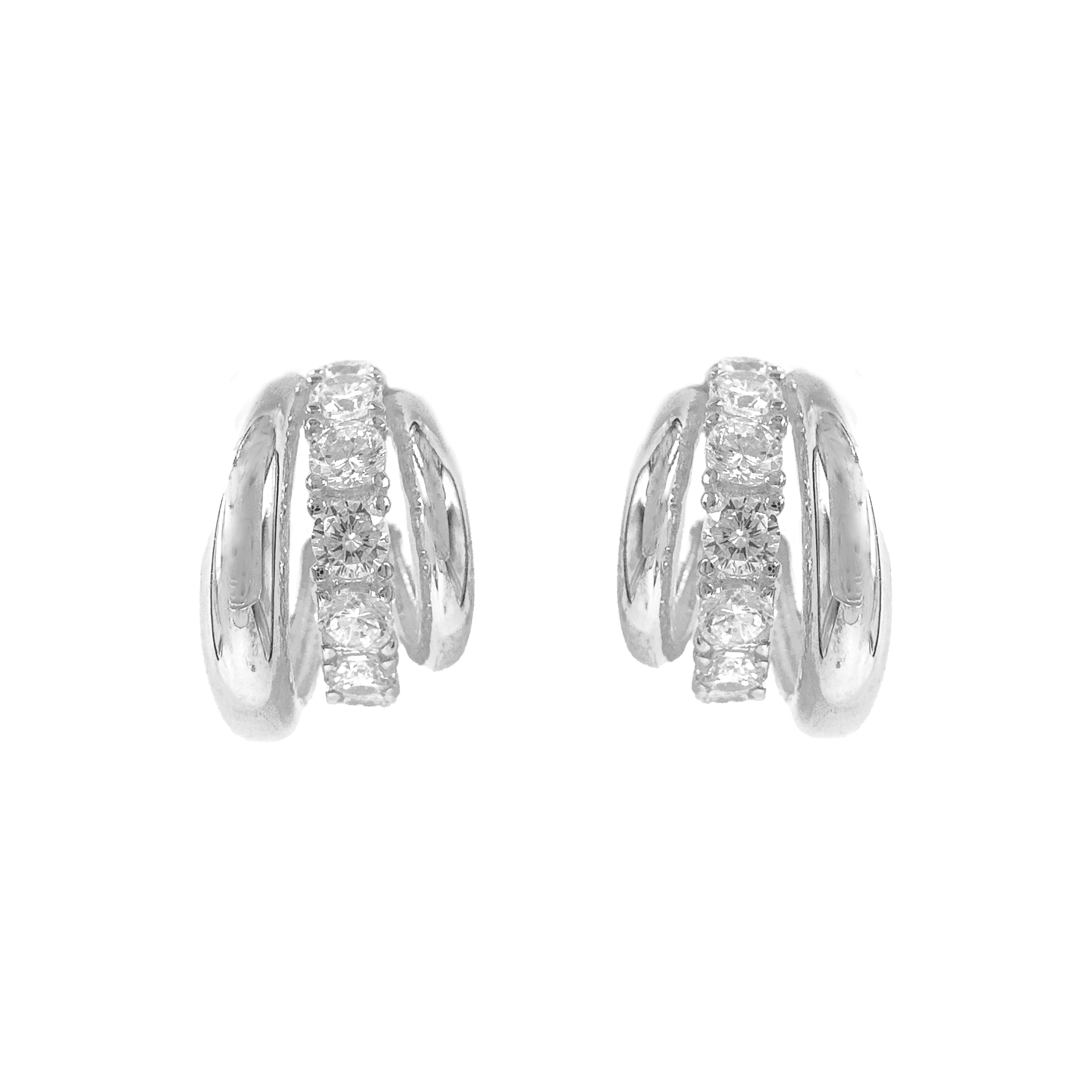 Bella Twist Taşlı Küpe