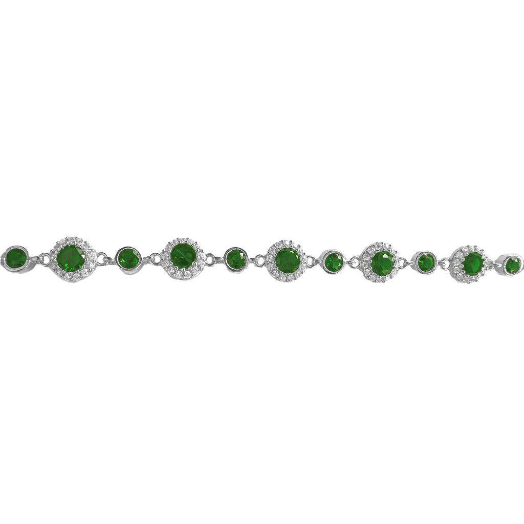 Yuvarlak Renkli Taşlı Mix Bileklik